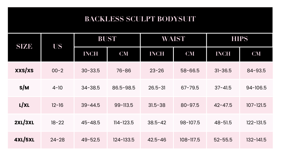 Backless Sculpt Bodysuit