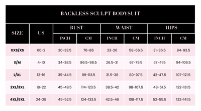 Backless Sculpt Bodysuit