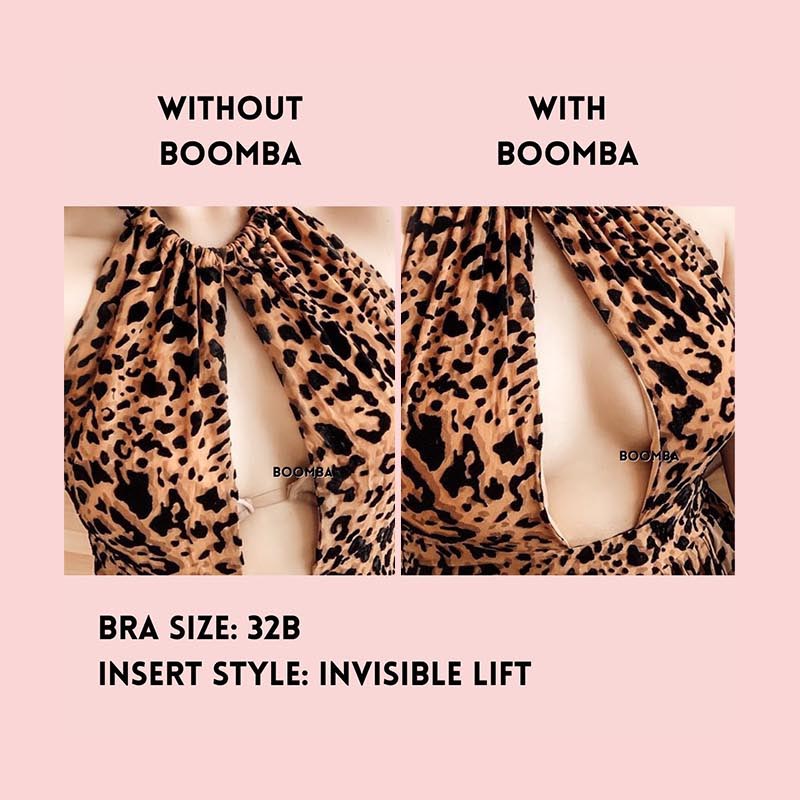 Testing out @boombaofficial Invisible Lift Inserts. Works so well for the  girls 🤭🩷 Use Code LAMIYA08805 to try it out for yourself