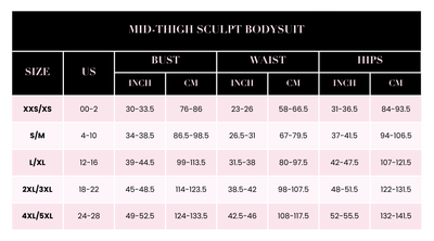 Mid-Thigh Sculpt Bodysuit